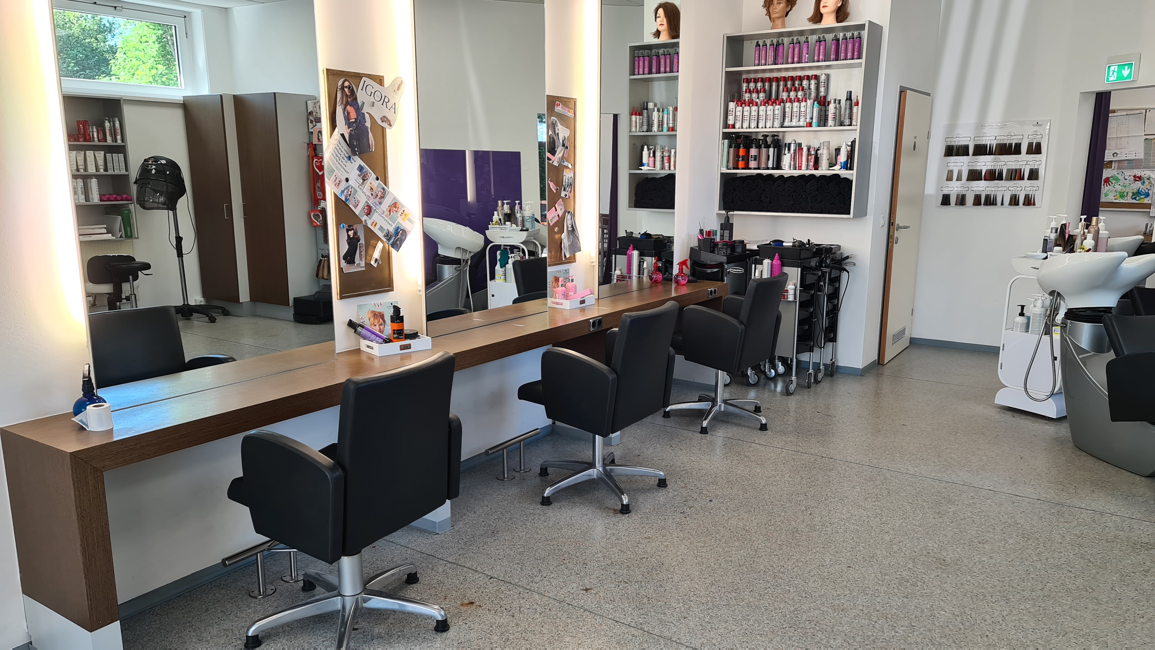 Friseursalon Belissima Krems – Innenraum Gewerbeparkstraße