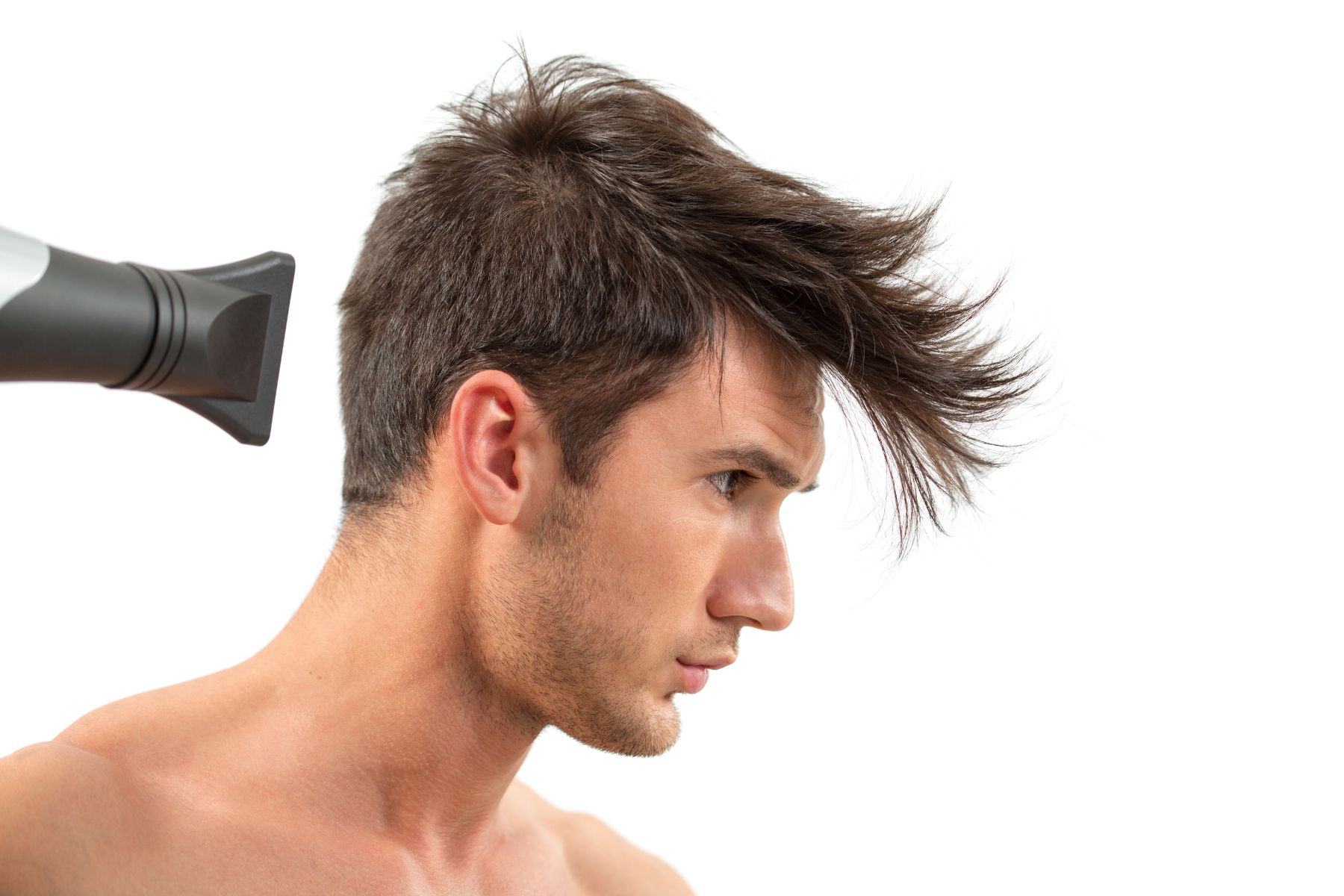 Herrenfrisur Styling & Föhnen beim Friseur Krems – Belissima