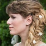 Seitlicher Fischgrätenzopf