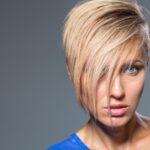 Professionelles Sidecut in trendigem blond, Friseur Belissima Krems.