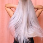 Sehr lange, gesunde Platinblond-Haare (Extensions), Haarverlängerungen in Krems.